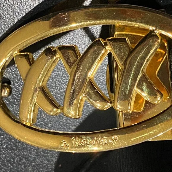 Vintage Paloma Picasso Whimsigoth Grunge Leather Belt Made Italy 25" - 2… - Picture 5 of 5